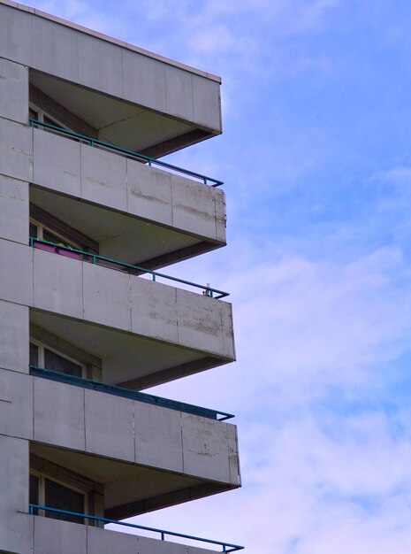 Low angle view of building against sky