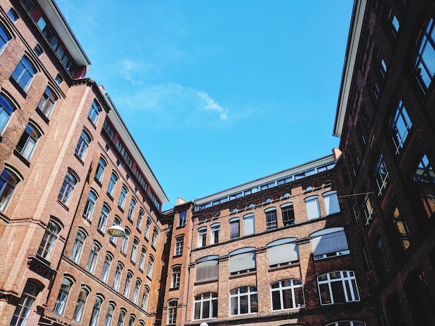 Low angle view of building against sky