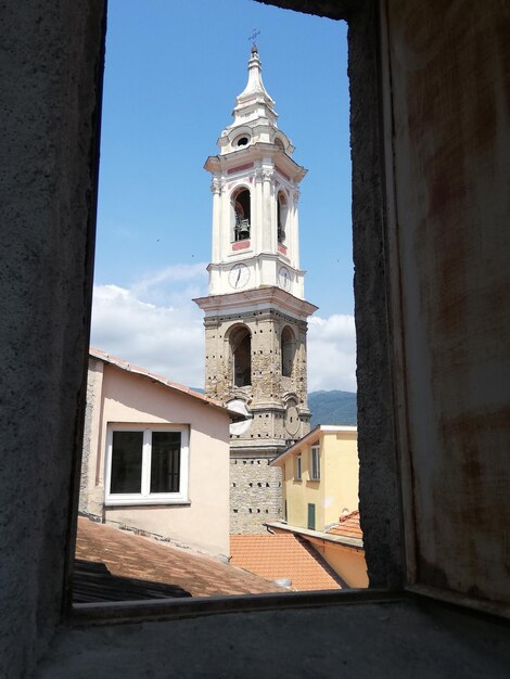 Low angle view of building against sky