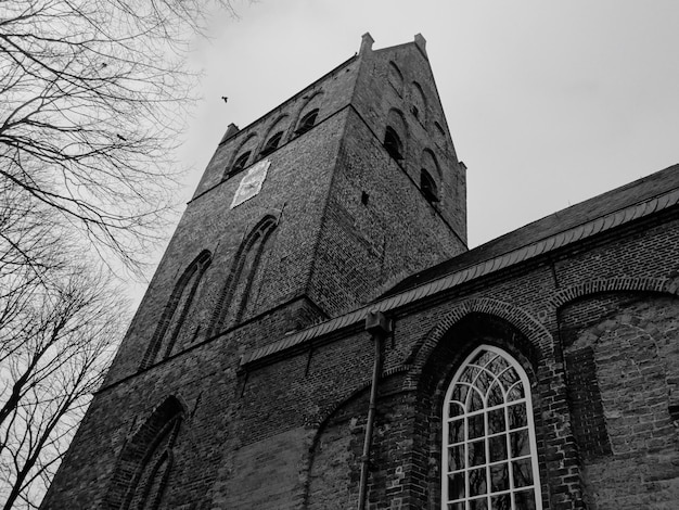 Low angle view of building against sky