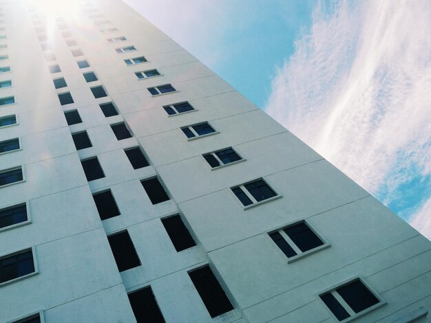 Low angle view of building against sky