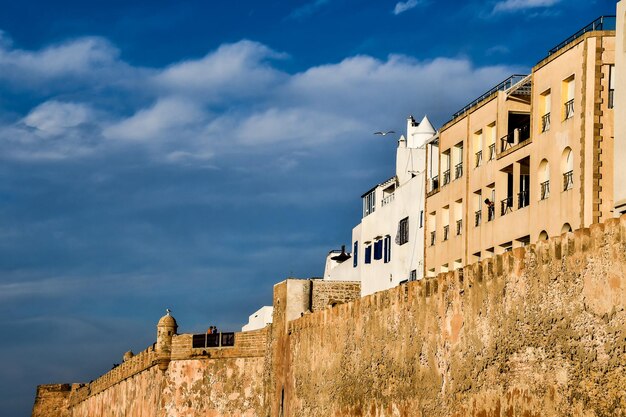 Low angle view of building against sky