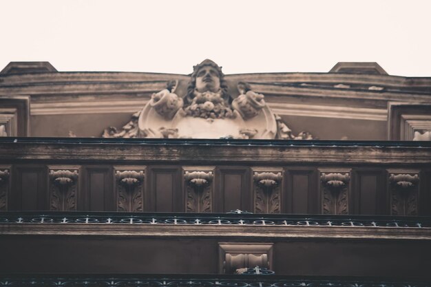 Low angle view of building against sky