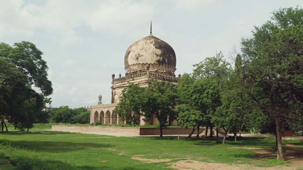 Low angle view of building against sky