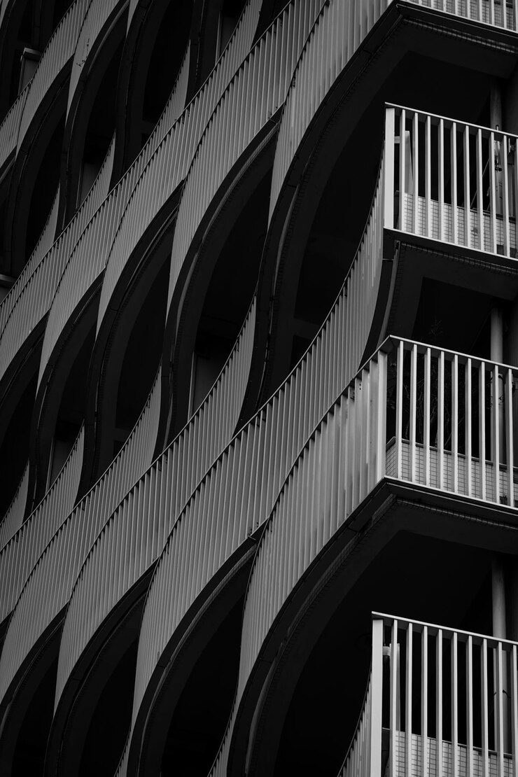 Photo low angle view of building in city