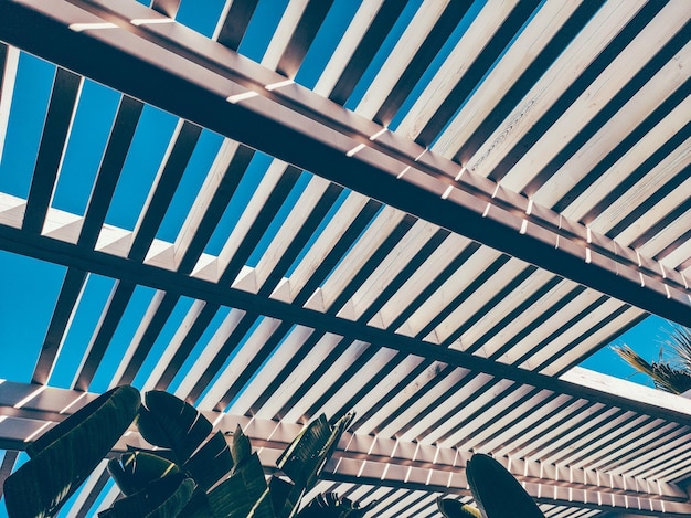 Low angle view of building roof