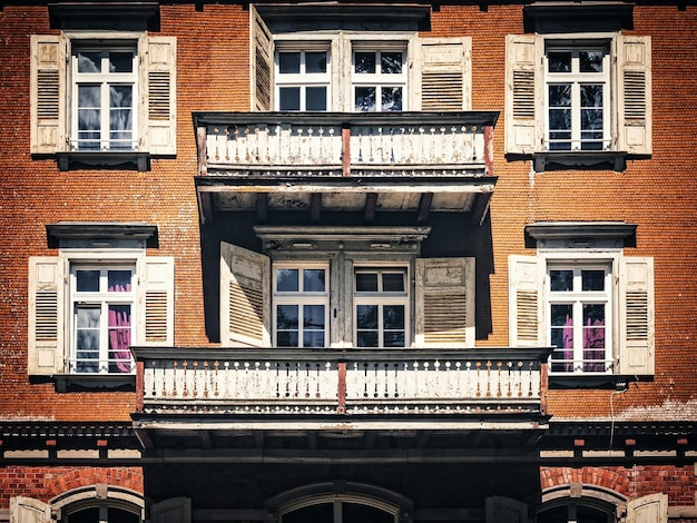 Photo low angle view of building