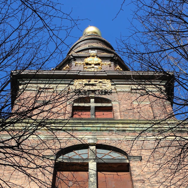 Photo low angle view of building