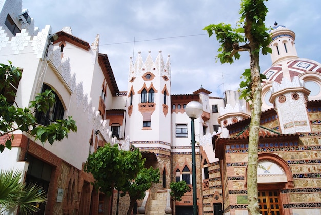 low angle view of buildings against sky