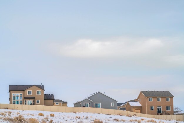 Low angle view of buildings against sky