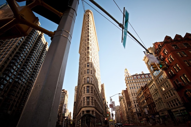 low angle view of buildings in city