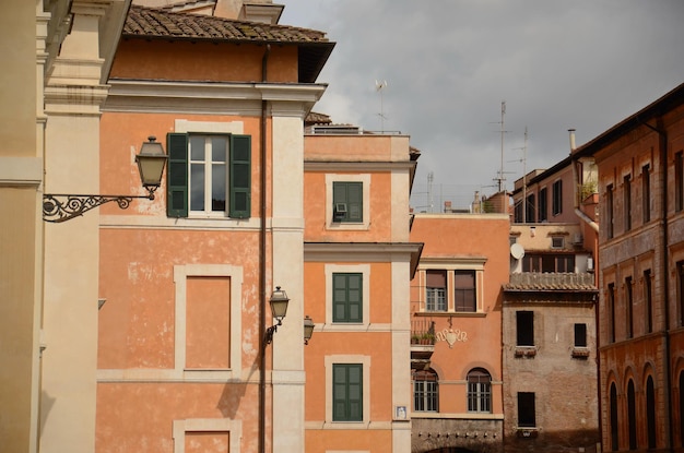 Low angle view of buildings in city