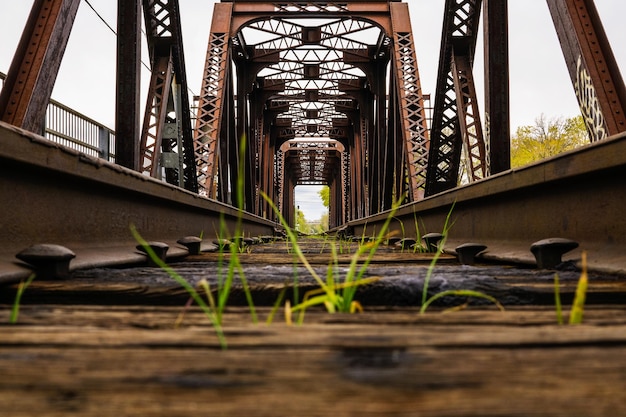 Photo low angle view of built structure