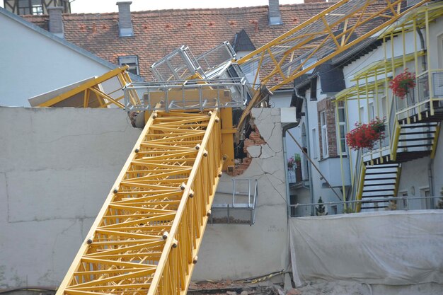 Foto vista a basso angolo delle strutture costruite