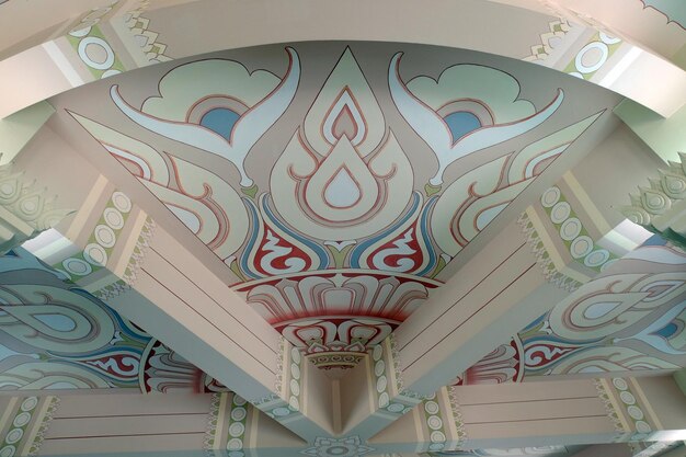 Low angle view of ceiling of building