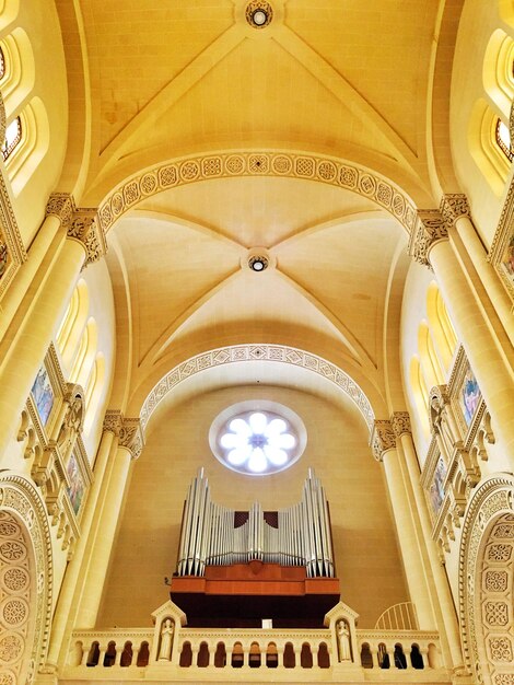 Low angle view of ceiling in building