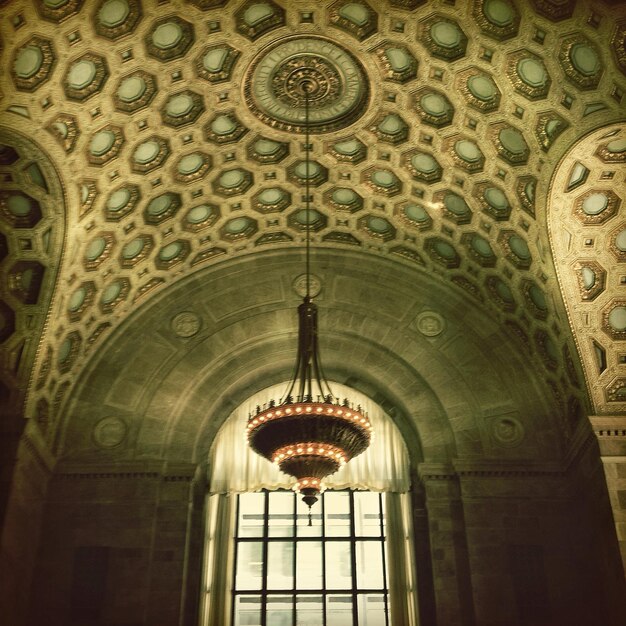 Low angle view of ceiling