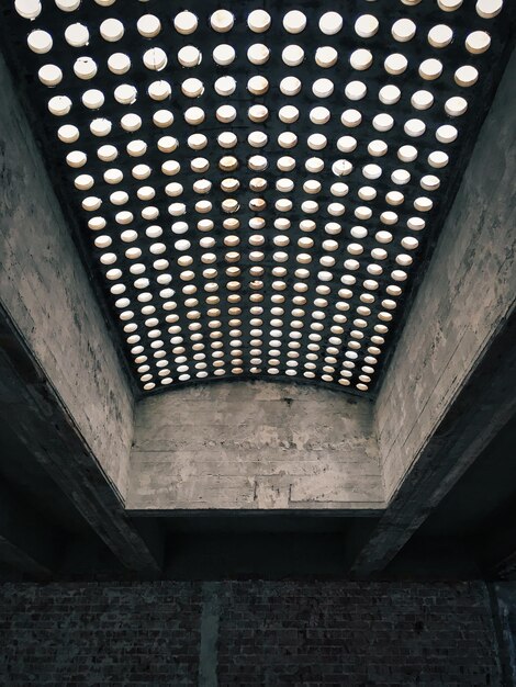 Low angle view of ceiling