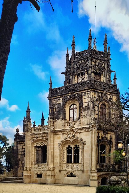 Low angle view of church against sky