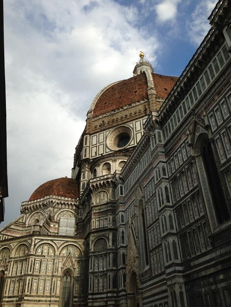 Low angle view of church against sky