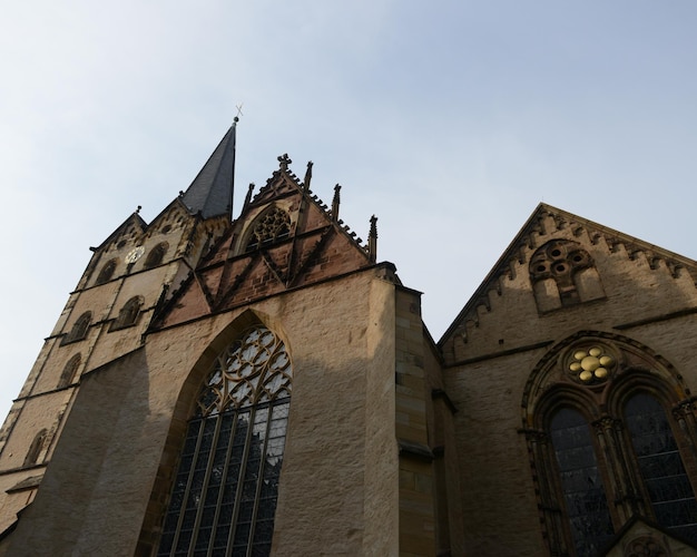 Low angle view of church against sky