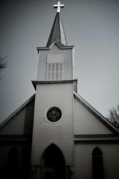 Low angle view of church