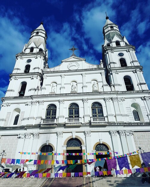 Low angle view of church