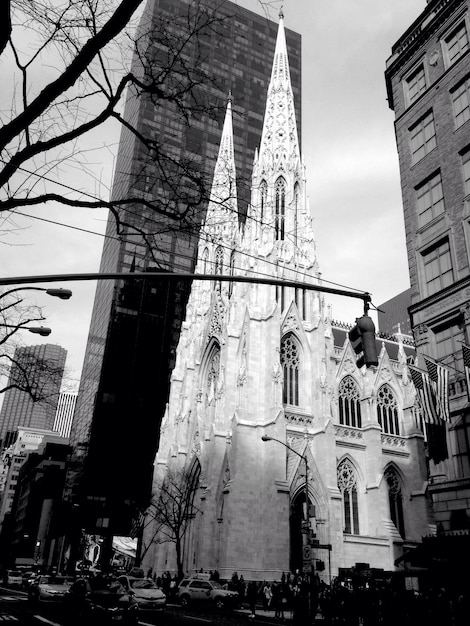 Low angle view of church