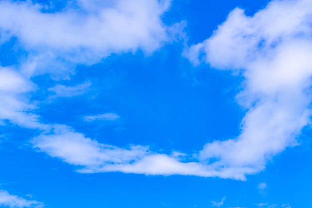 Low angle view of clouds in blue sky