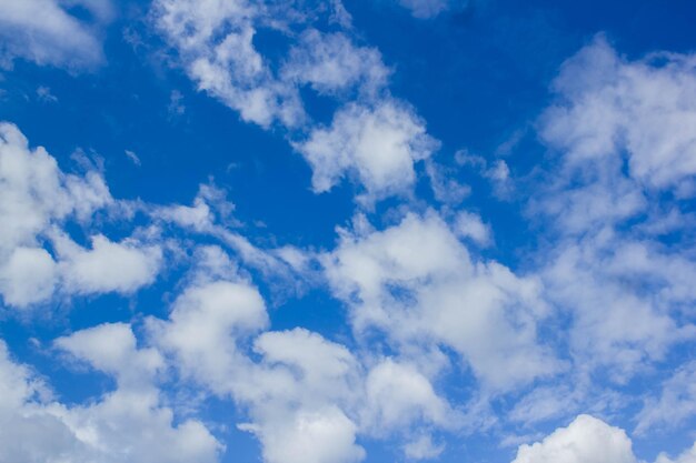 Low angle view of clouds in blue sky