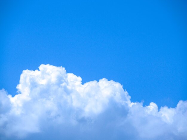 Low angle view of clouds in blue sky