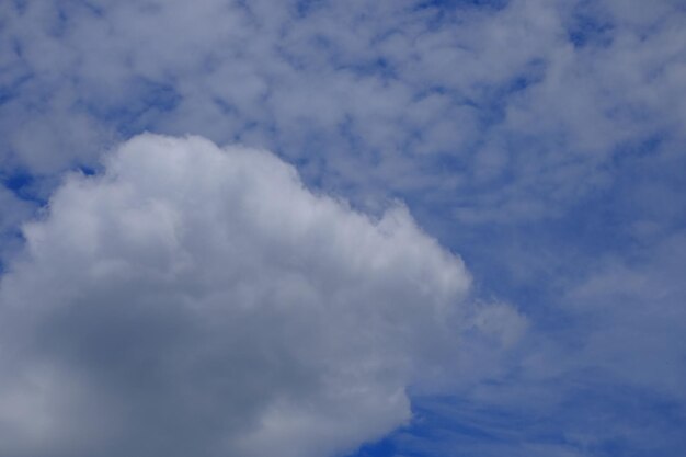 Low angle view of clouds in blue sky