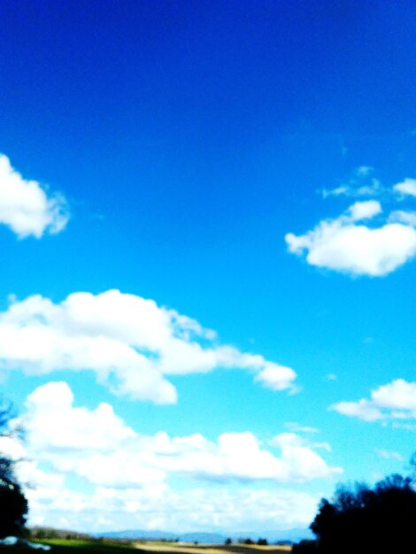 Low angle view of clouds in blue sky