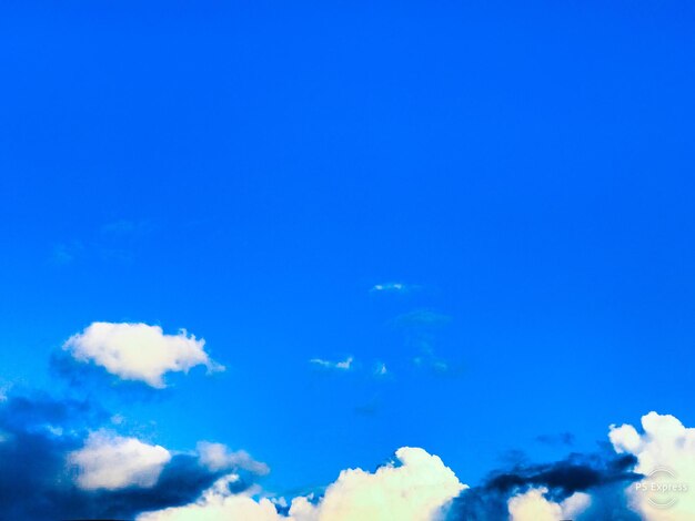 Low angle view of clouds in blue sky