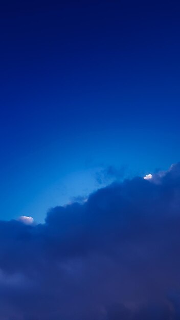 Low angle view of clouds in blue sky