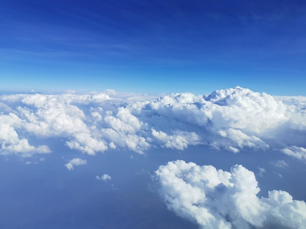 Low angle view of clouds in blue sky