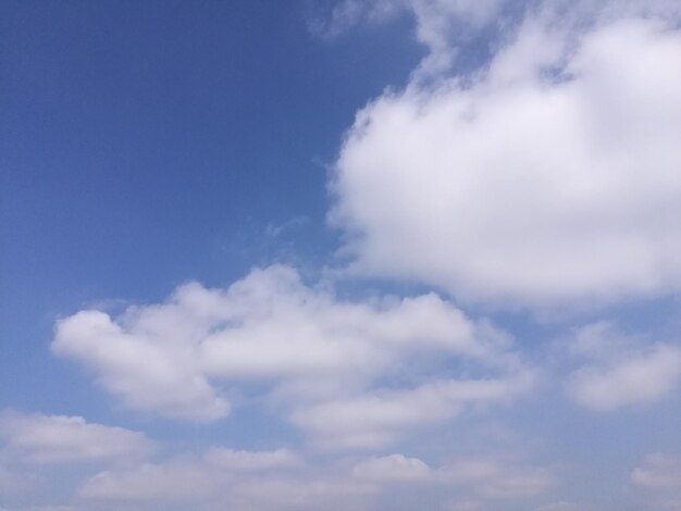 Low angle view of clouds in blue sky