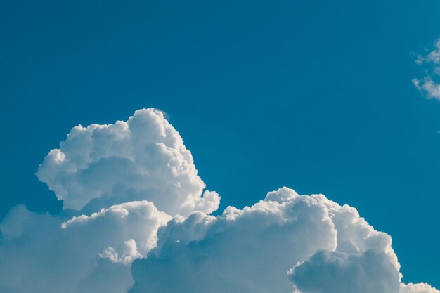 Low angle view of clouds in blue sky