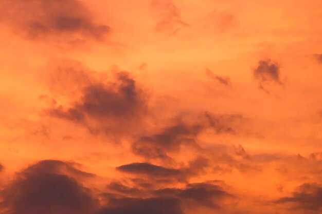 Low angle view of clouds in sky during sunset