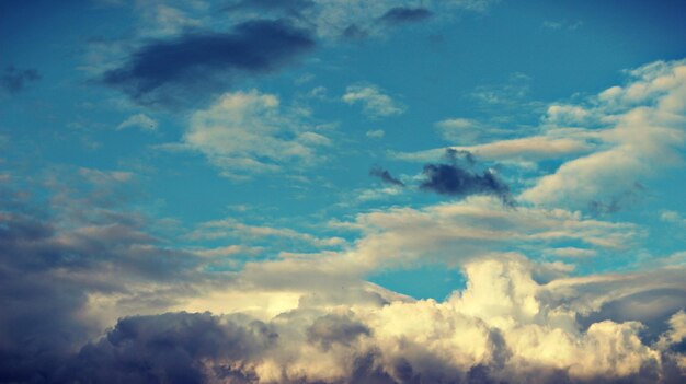 Low angle view of clouds in sky