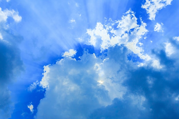 Foto vista a basso angolo delle nuvole nel cielo