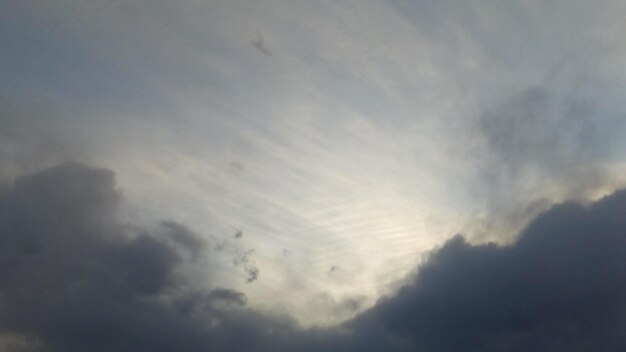 Low angle view of clouds in sky