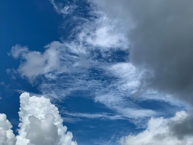 Low angle view of clouds in sky