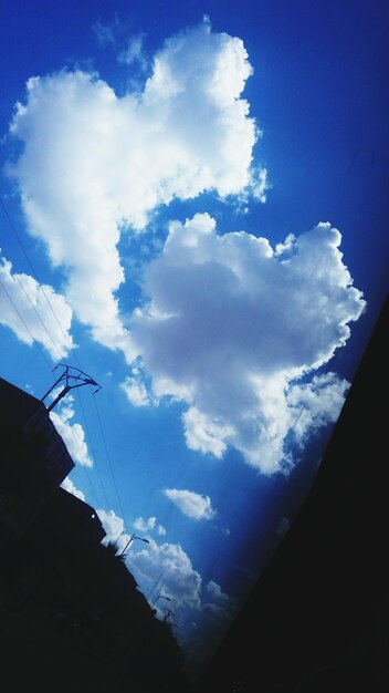 Low angle view of clouds in sky