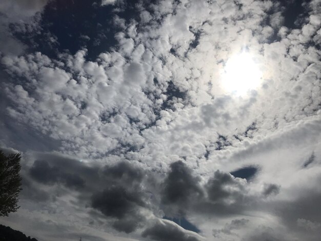 Low angle view of clouds in sky