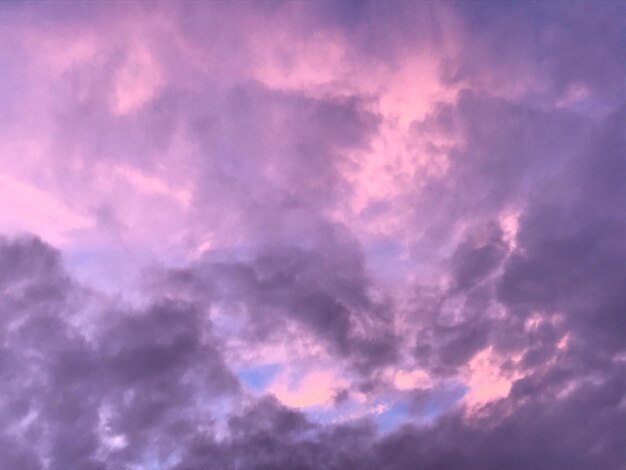 Low angle view of clouds in sky