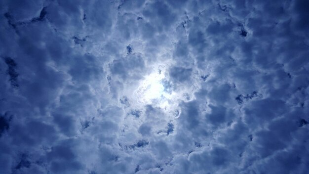 Low angle view of clouds in sky