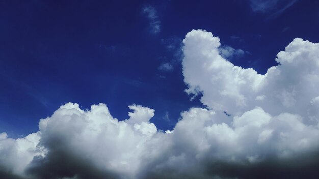 Low angle view of clouds in sky