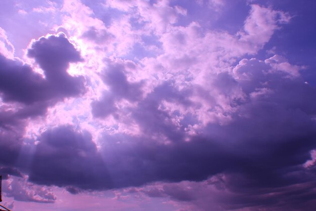 Low angle view of clouds in sky