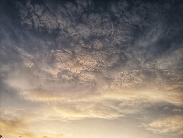 Low angle view of clouds in sky